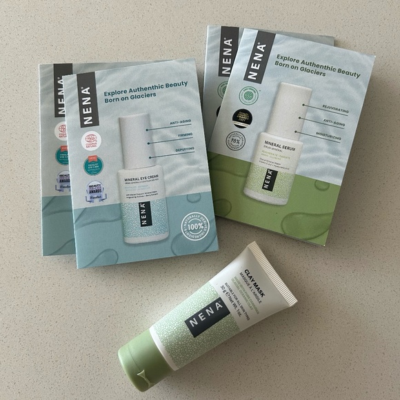 NENA Glacial Oceanic Clay Mask with Skincare Samples - Picture 10 of 16